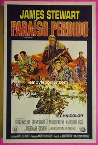 Q559 SHENANDOAH Spanish one-sheet movie poster '65 James Stewart
