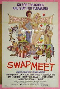 Q678 SWAP MEET one-sheet movie poster '79 Ruth Cox, Jonathan Gries