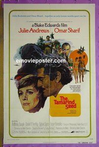 Q696 TAMARIND SEED one-sheet movie poster '74 Andrews, Sharif