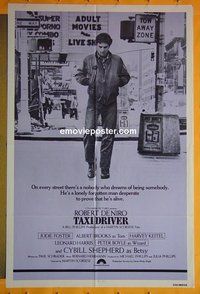 Q702 TAXI DRIVER int'l one-sheet movie poster '76 De Niro, Martin Scorsese