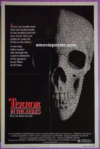 Q710 TERROR IN THE AISLES one-sheet movie poster '84 Pleasence