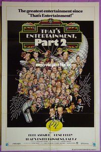 Q726 THAT'S ENTERTAINMENT 2 one-sheet movie poster '75 Gene Kelly