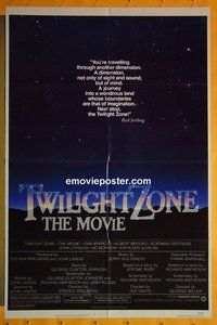 Q780 TWILIGHT ZONE NSS style one-sheet movie poster '83 John Lithgow