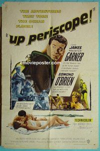 Q793 UP PERISCOPE one-sheet movie poster '59 James Garner