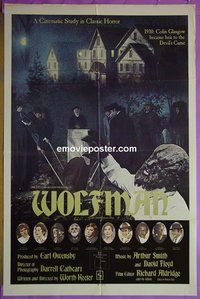 Q886 WOLFMAN one-sheet movie poster '79 werewolf!