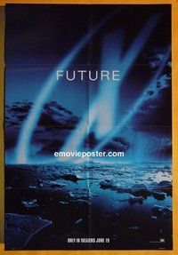 Q904 X-FILES DS teaser style B one-sheet movie poster '98 Duchovny, Anderson