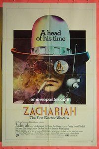 Q926 ZACHARIAH one-sheet movie poster '71 electric Western!
