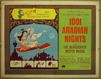 R394 1001 ARABIAN NIGHTS style B half-sheet59 Mr. Magoo