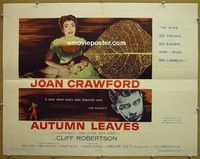 R435 AUTUMN LEAVES half-sheet '56 Joan Crawford