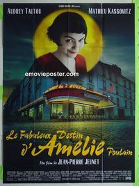 T031 AMELIE French one-panel movie poster '01 Audrey Tautou