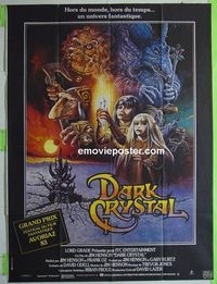 T041 DARK CRYSTAL Cineposter commercial French poster '82 Jim Henson, Frank Oz