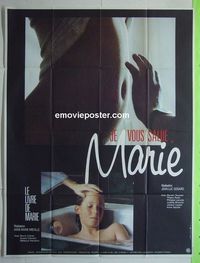 T059 HAIL MARY French one-panel movie poster '85 Jean-Luc Godard