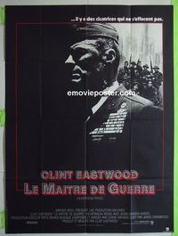 T063 HEARTBREAK RIDGE  French one-panel movie poster '86 Eastwood