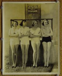 V031 4 SEXY WARNER BROS FEMALES vintage 8x10 still '30s Vitaphoning!
