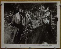V151 CAHILL vintage 8x10 still '73 John Wayne on horse pointing gun!