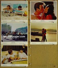 V017 2 FOR THE ROAD 5 color 8x10 lobby cards '67 Audrey Hepburn