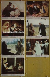 V045 AGNES OF GOD 7 color 8x10 mini lobby cards '85 Jane Fonda
