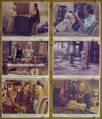 V150 BUTTERFLIES ARE FREE 6 color 8x10 mini lobby cards '72 Hawn