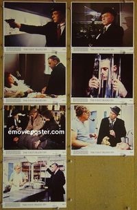 V014 1st DEADLY SIN 7 color 8x10 mini lobby cards '80 Sinatra