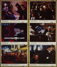 V908 YEAR OF THE DRAGON 6 color 8x10 mini lobby cards '85 Rourke