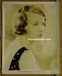 W759 RUTH CHATTERTON portrait vintage 8x10 still #4 1930s