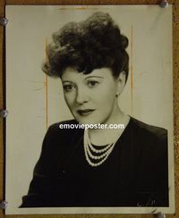 W757 RUTH CHATTERTON portrait vintage 8x10 still #2 1950