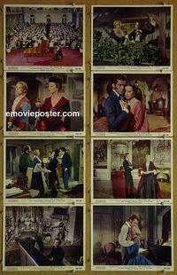 V757 SONG WITHOUT END 8 English color 8x10 mini lobby cards '60