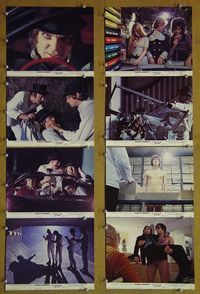 V187 CLOCKWORK ORANGE 8 English color vintage 8x10 stills '72 Kubrick