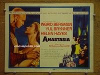 Y011 ANASTASIA title lobby card '56 Ingrid Bergman, Yul Brynner