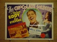 Y059 CHOCOLATE SOLDIER title lobby card '41 Nelson Eddy, Rise Stevens