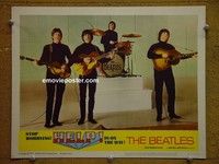 Z548 HELP lobby card #1 '65 The Beatles, rock classic!
