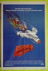 A043 AIRPLANE 2 one-sheet movie poster '82 Robert Hays, Lloyd Bridges
