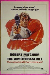 A070 AMSTERDAM KILL one-sheet movie poster '78 Robert Mitchum