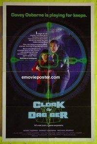 A164 CLOAK & DAGGER one-sheet movie poster '84 Henry Thomas