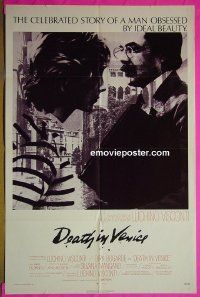 A254 DEATH IN VENICE one-sheet movie poster '71 Luchino Visconti