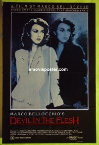 A279 DEVIL IN THE FLESH one-sheet movie poster '87 Marco Bellocchio