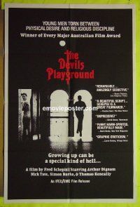 A281 DEVIL'S PLAYGROUND one-sheet movie poster '76 Fred Schepisi