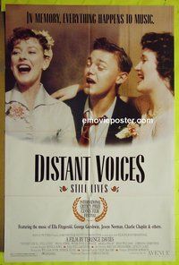 A297 DISTANT VOICES, STILL LIVES one-sheet movie poster '89 Terence Davies