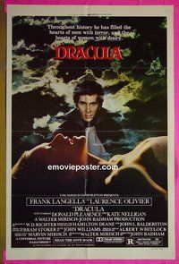 A321 DRACULA style B one-sheet movie poster '79 Frank Langella, Olivier