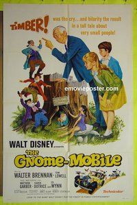 A430 GNOME-MOBILE style B one-sheet movie poster '67 Walt Disney, Brennan