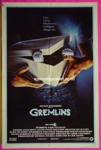 A448 GREMLINS advance one-sheet movie poster '84 Joe Dante, Phoebe Cates
