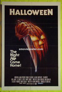 A469 HALLOWEEN one-sheet movie poster '78 Jamie Lee Curtis classic!
