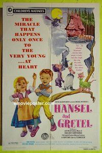 A481 HANSEL & GRETEL one-sheet movie poster R72 Kinemins!