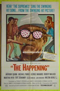 A483 HAPPENING one-sheet movie poster '67 Anthony Quinn, 1st Faye Dunaway!