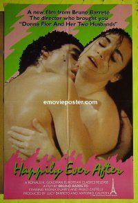 A484 HAPPILY EVER AFTER one-sheet movie poster '86 Bruno Barreto