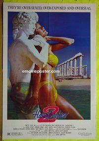 A489 HARDBODIES 2 one-sheet movie poster '86 bikinis and beach sex!