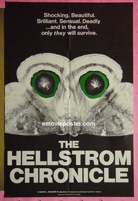 A517 HELLSTROM CHRONICLE one-sheet movie poster '71 insects & bugs!