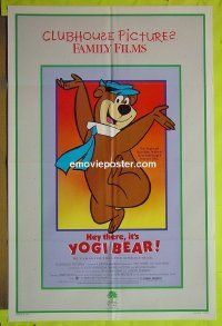 A527 HEY THERE IT'S YOGI BEAR one-sheet movie poster R86 Booboo!