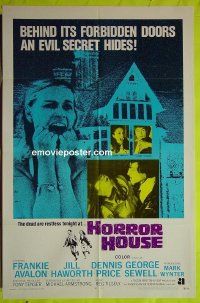 A559 HORROR HOUSE one-sheet movie poster '70 Frankie Avalon, AIP
