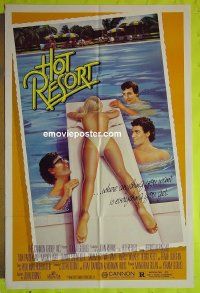 A565 HOT RESORT video one-sheet movie poster '84 cool sexy image!